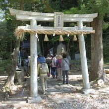 滝尻王子宮の鳥居です。