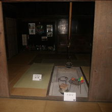 椎葉の民家の内部の様子