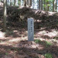 熊野古道、中辺路にあった歌碑。作、ゆりかおる、とあった。