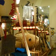 八坂神社の奥にあります・水郷佐原山車会館