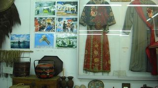 民家を流用したかのような小さな博物館