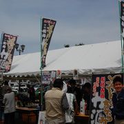 大盛況の、羽幌甘エビ祭り