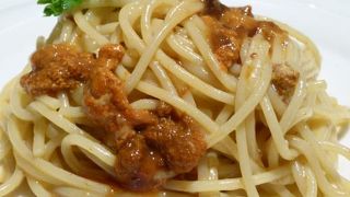 絶品ウニパスタがうま～い♪