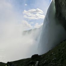 カナダ滝の横