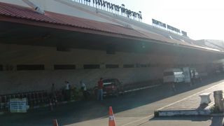 地方都市ではありますが国際空港です