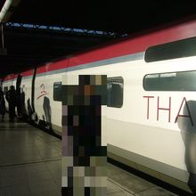 ブリュッセル南駅に到着