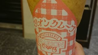 おなじみのクレープ