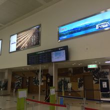 出発階の案内板