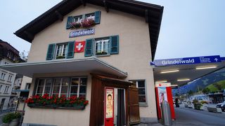 アイガーの麓で景色がすばらしい