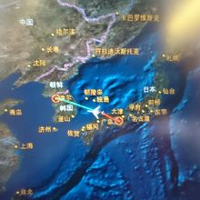 どんな縮尺でも絶対に独島が写り込むファンサービスも