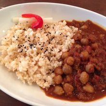 ひよこ豆のカレー