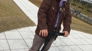 スカイデッキでSegwayに初体験