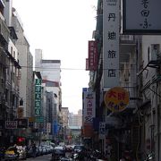 天津大飯店の通り