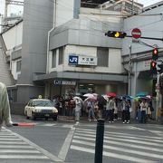 京セラドームの最寄駅です。