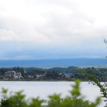 正面の富士山見えず･･･