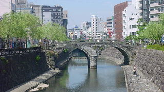 石橋を見ながら歩くのが楽しいです