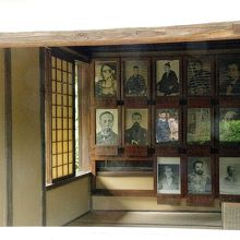 松下村塾で学んだ塾生の肖像です。