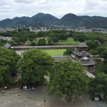 天守閣から北の眺め