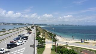 長い長い海中道路！