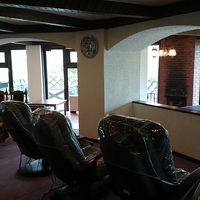 パソコンや、マッサージ機、寛ぎスペースここ大好き