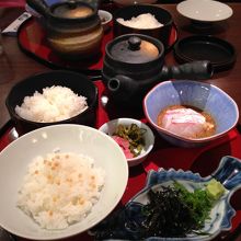 鯛茶漬けのセット