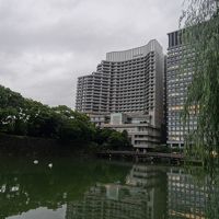 行幸通りから客室バルコニーを見る