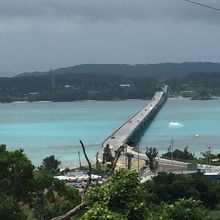 古宇利島の高台から。