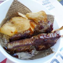 ベルギー料理が出ている