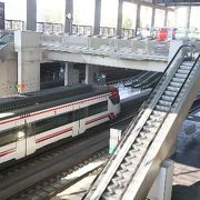 コインロッカーはコルドバ駅ではなく、バスターミナルにあり