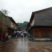 風情あふれる茶屋街です