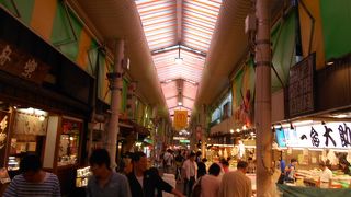 新鮮な海産物がたくさんあります