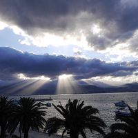 バルコニーから