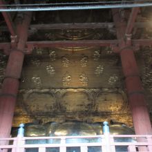 盧舎那仏の後ろの様子