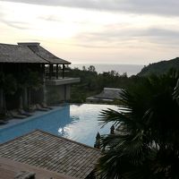 部屋のベランダから