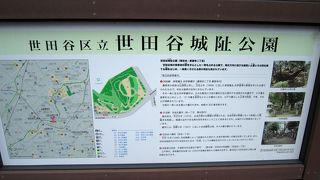 世田谷城の数少ない遺構。