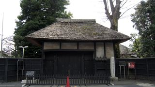 重要文化財の建物。