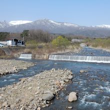 こけし橋からの蔵王連山