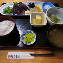 たたき定食。