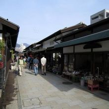 なわて通り　西側から。