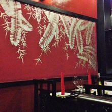 落ち着いた店内