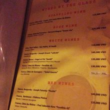 ワインリスト