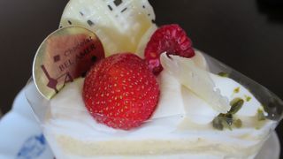 ケーキは甘かった