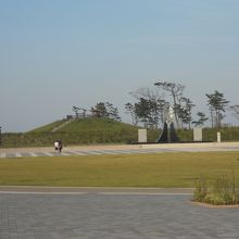 公園は普通に利用できます 