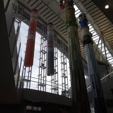 七夕飾りも・・