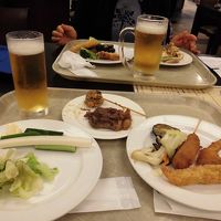 バイキングの夕食