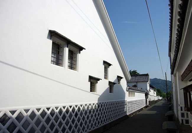 菊屋家住宅のなまこ壁です。