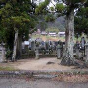 武田勝頼の母の墓。