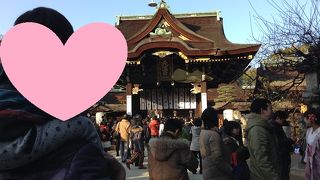 学問の神様♪初詣はすごい人でした!!