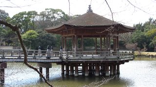 浮見堂の近くには梅林や円窓亭などもあります。