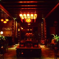 夜間のロビーも素敵♪